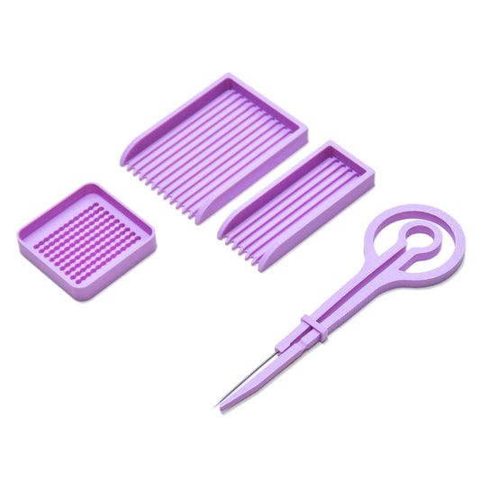 SET PRO - Pinzas Punta Fina + Bandejas Organizadoras - Mini 2.6mm