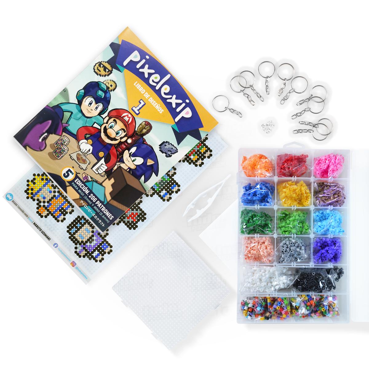 Pack Básico 5mm - 5.000 Piezas - 14 Colores + Libro de Diseños