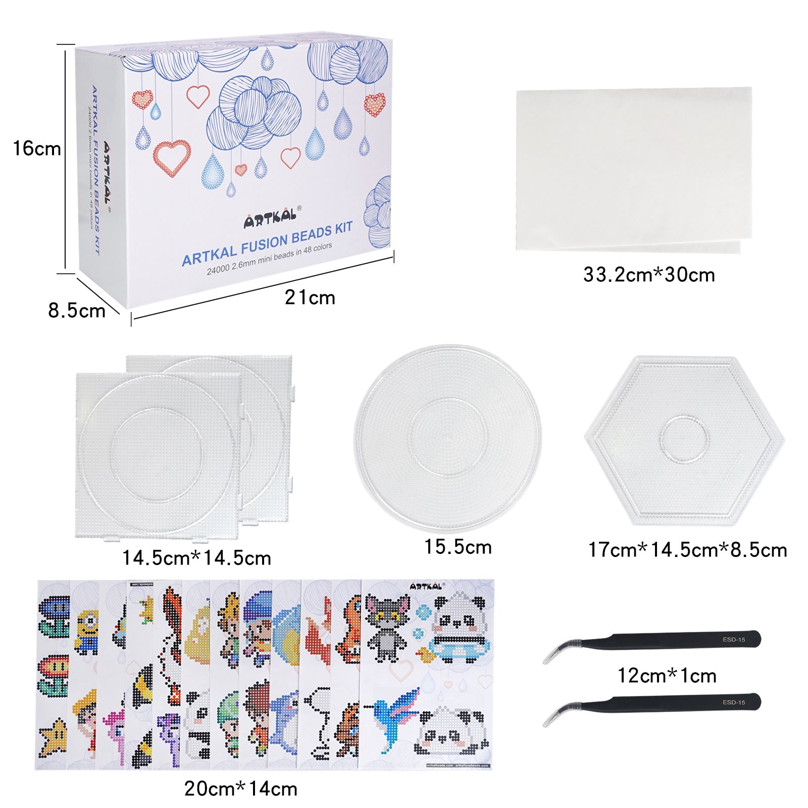 Super Pack 2.6mm - 24.000 Piezas - 48 Colores