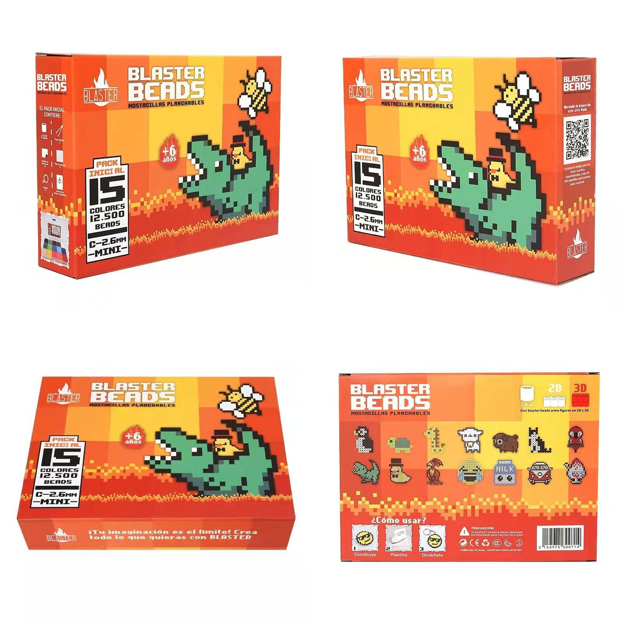 Pack inicial 2.6mm (12.500 Piezas) - 15 Colores