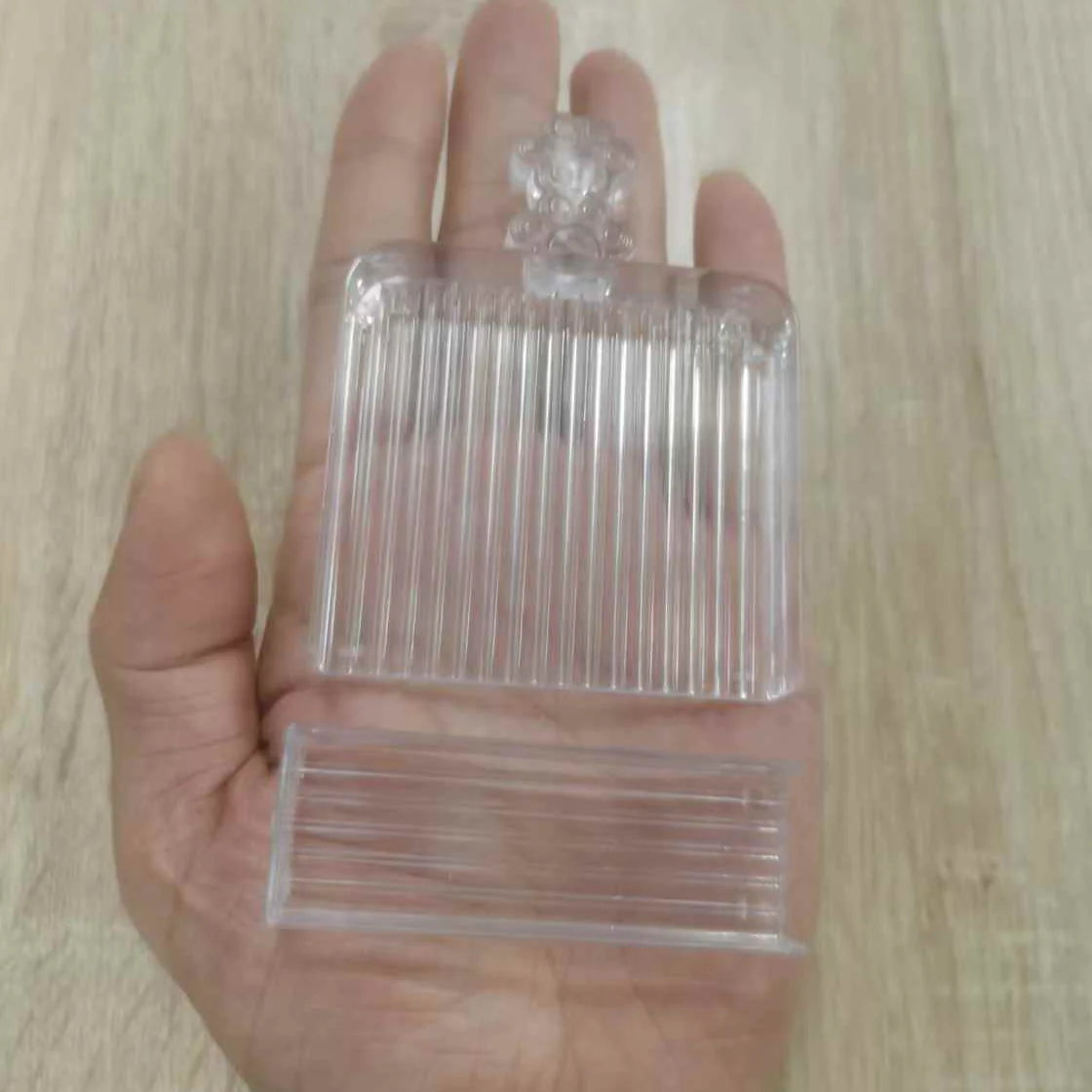 SET PRO - Pinzas Punta Fina + Bandejas Organizadoras - Mini 2.6mm - COLOR AL AZAR